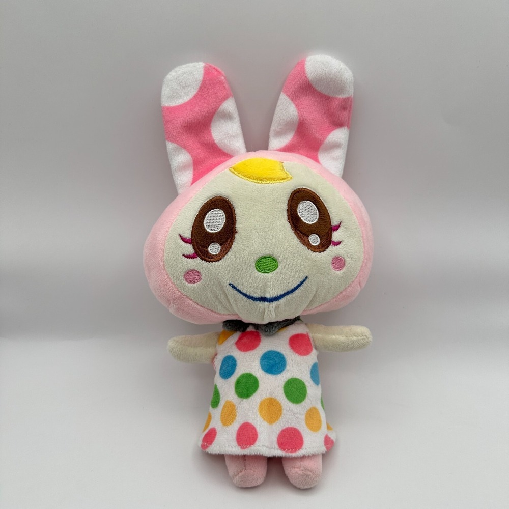Nintendo Animal Crossing Chrissy Pink Plush Stuffed Toy 7.5" Anime Video Game